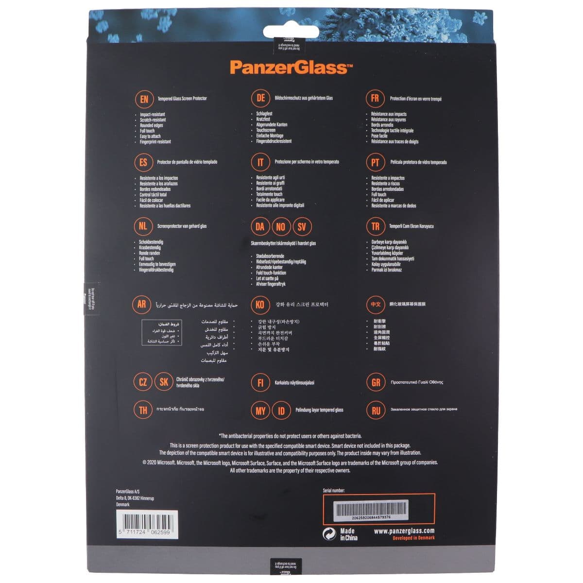 PanzerGlass Tempered Glass Screen Protector for Microsoft Surface Laptop Go image 2