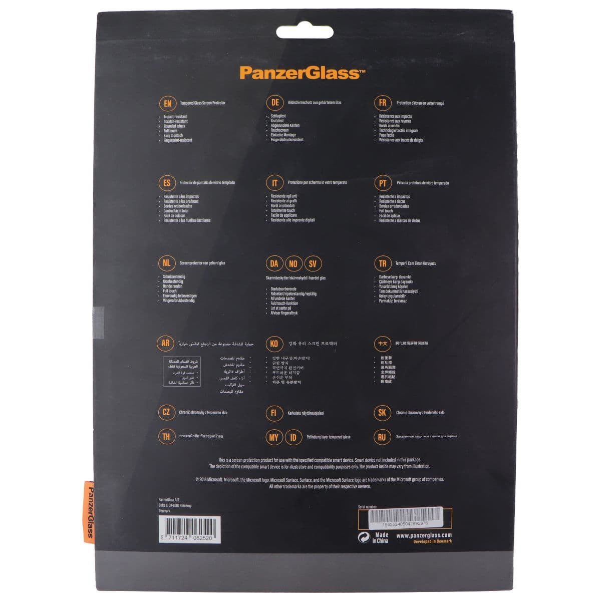 PanzerGlass Edge to Edge Glass Screen Protector for Microsoft Surface Book 13.5 image 2