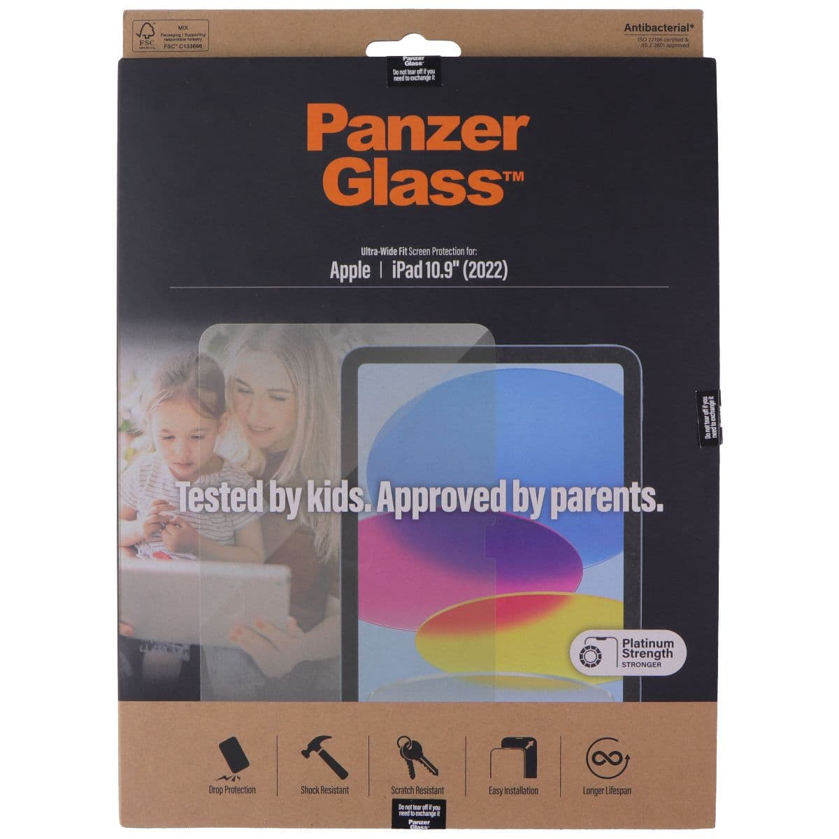 PanzerGlass Screen Protector for Apple iPad 10.9-inch (10th Gen/2022) image 1