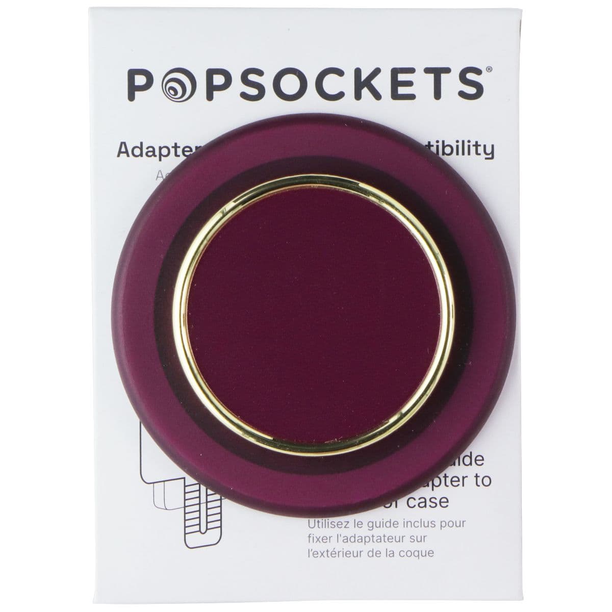 PopSockets Magnetic Phone Grip & Stand for MagSafe - Red Wine Enamel image 2