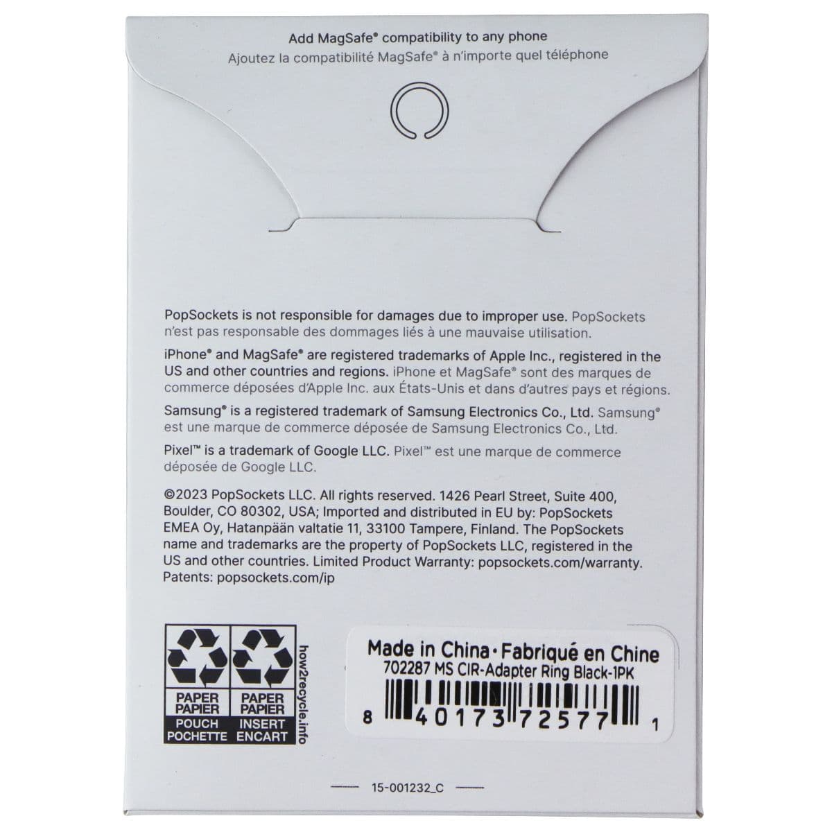 PopSockets Magnetic Phone Grip & Stand for MagSafe - Red Wine Enamel image 3