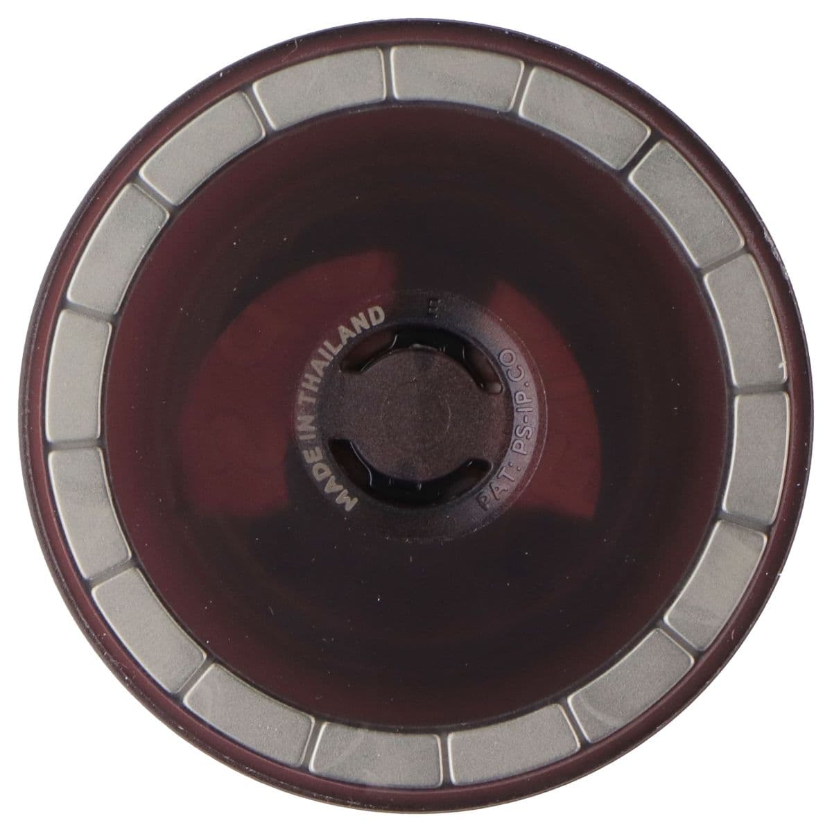 PopSockets Magnetic Phone Grip and Stand for MagSafe - Radial Oxblood Aluminum image 3