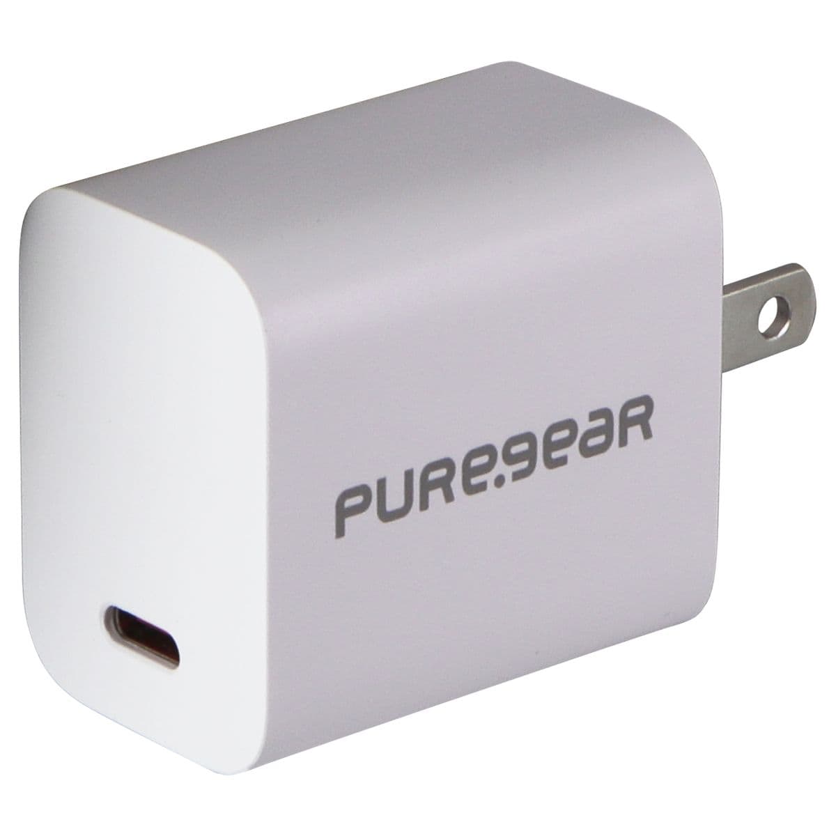 PureGear LightSpeed (20-Watt) USB-C Wall Charger Travel Adapter - White image 1