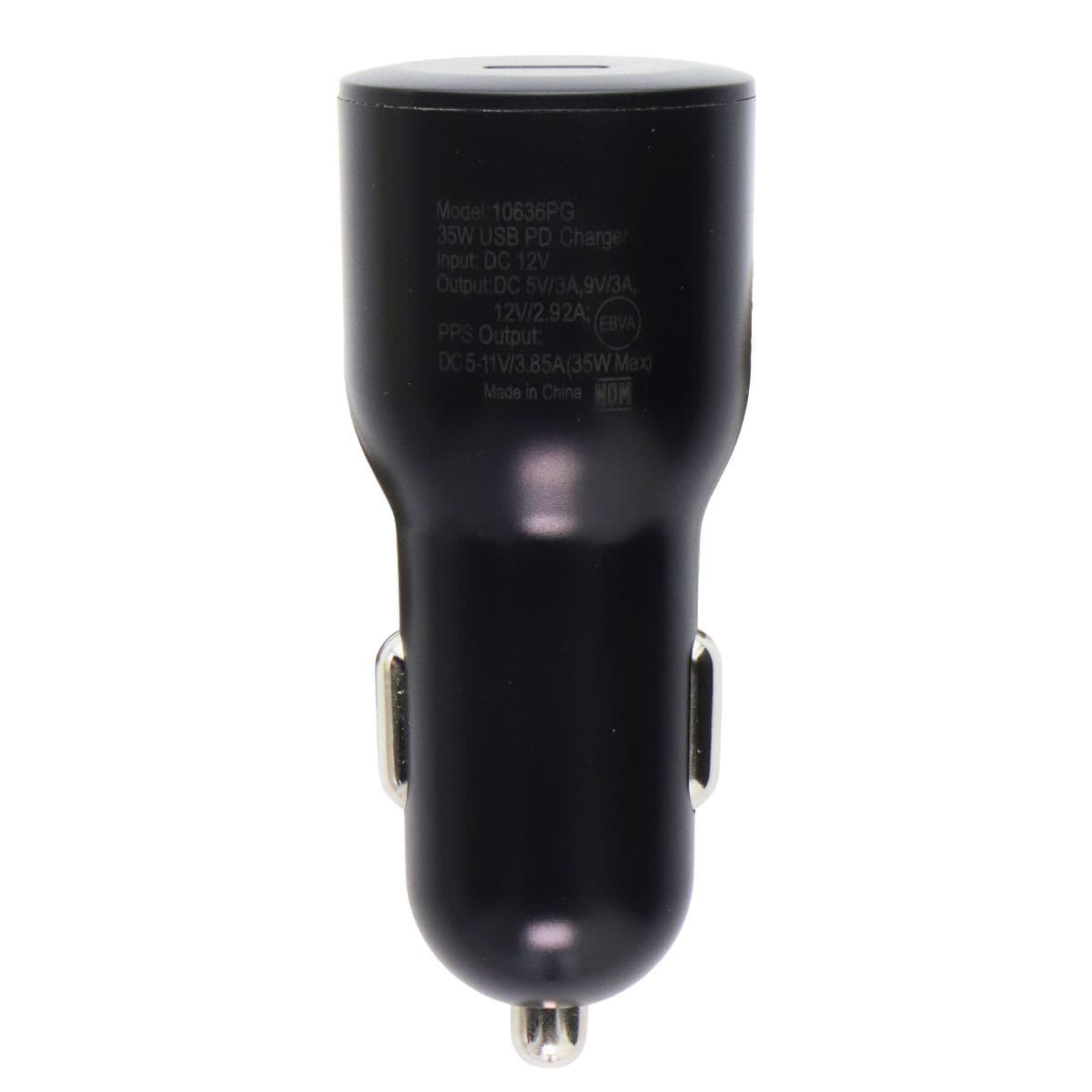 PureGear LightSpeed (35W) Single Port USB-C Car Charger - Black (64673PG) image 3
