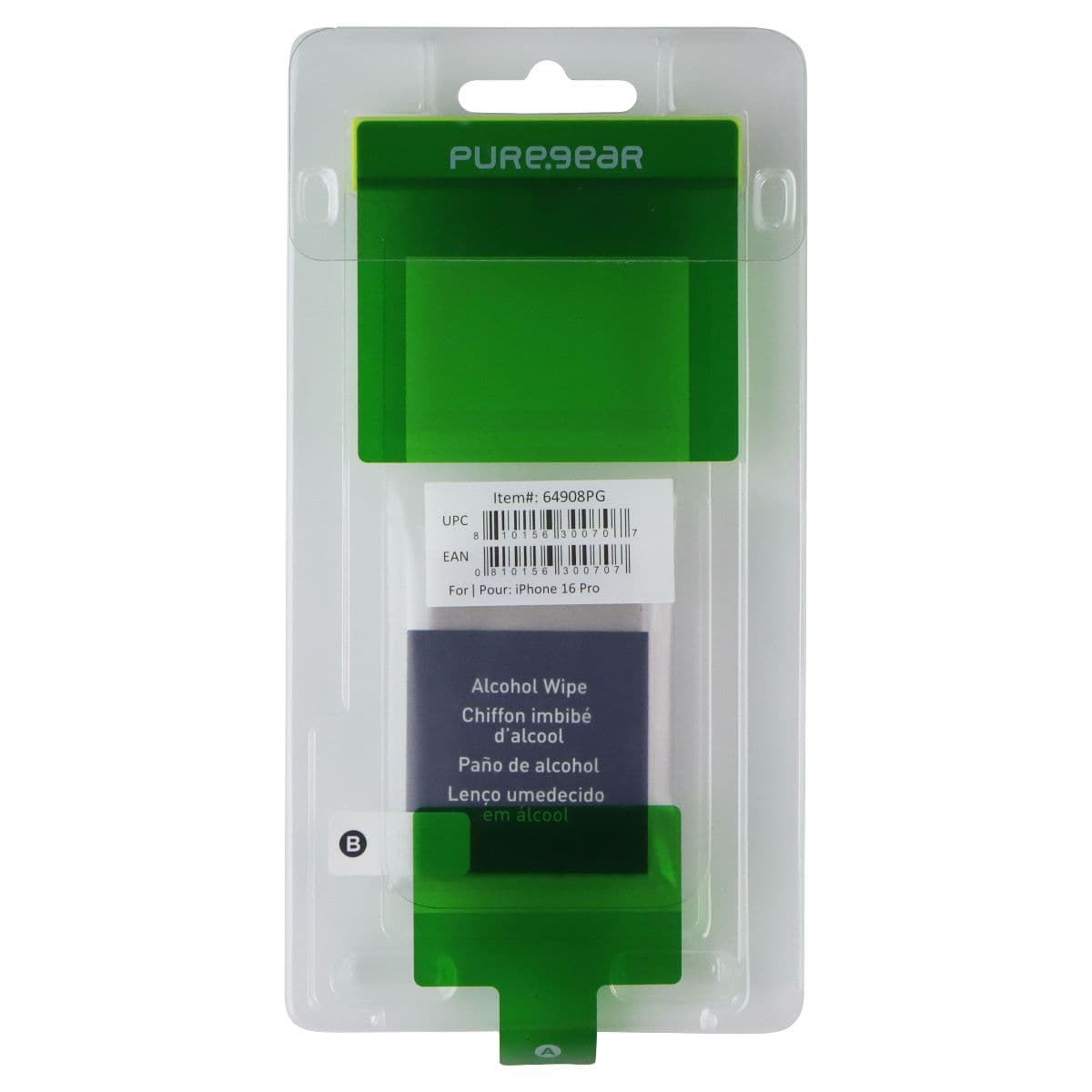 PureGear Tempered Glass Screen Protector for Apple iPhone 16 Pro - Clear (BULK) image 1