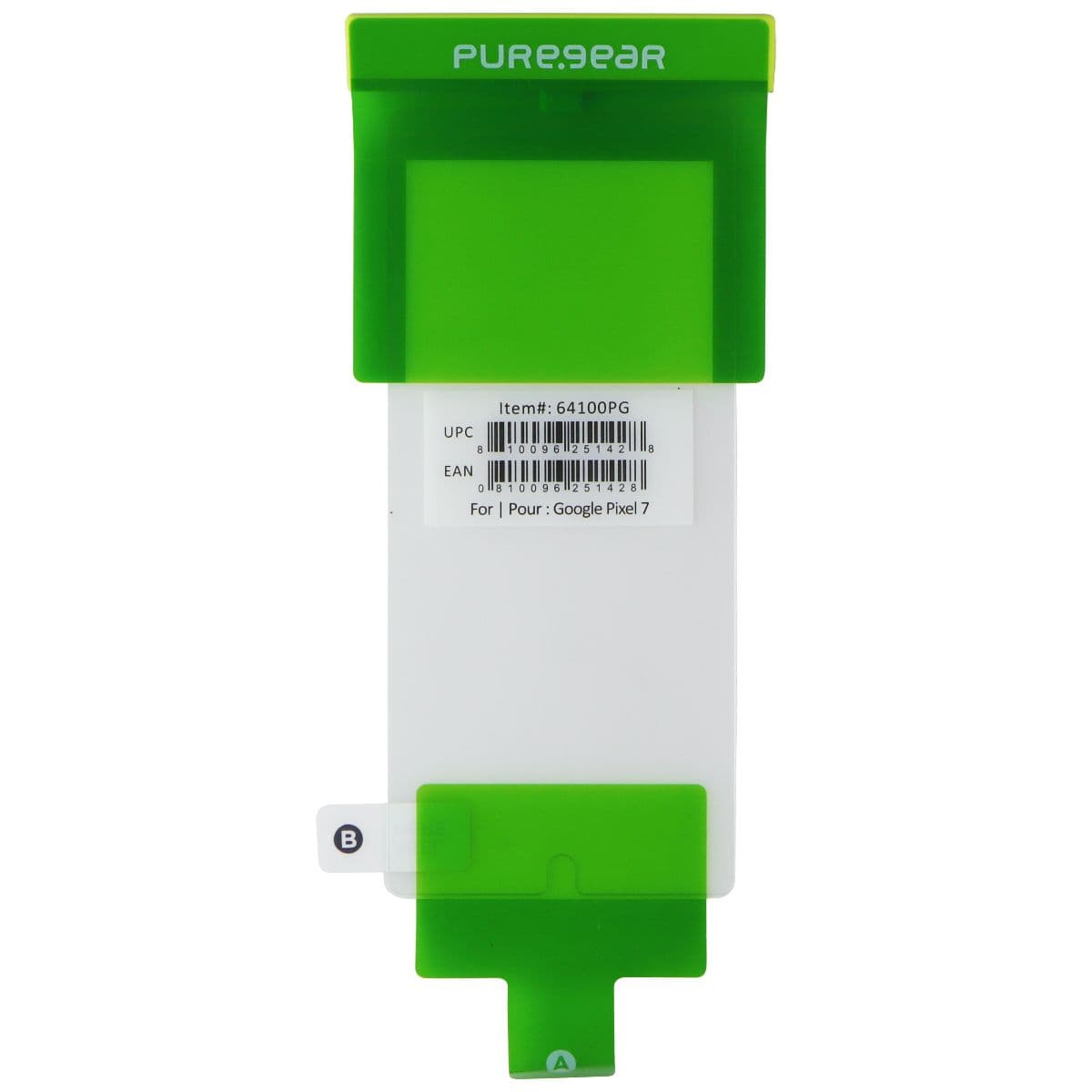 PureGear Tempered Glass Screen for Google Pixel 7 - Clear (BULK) 64100PG image 3