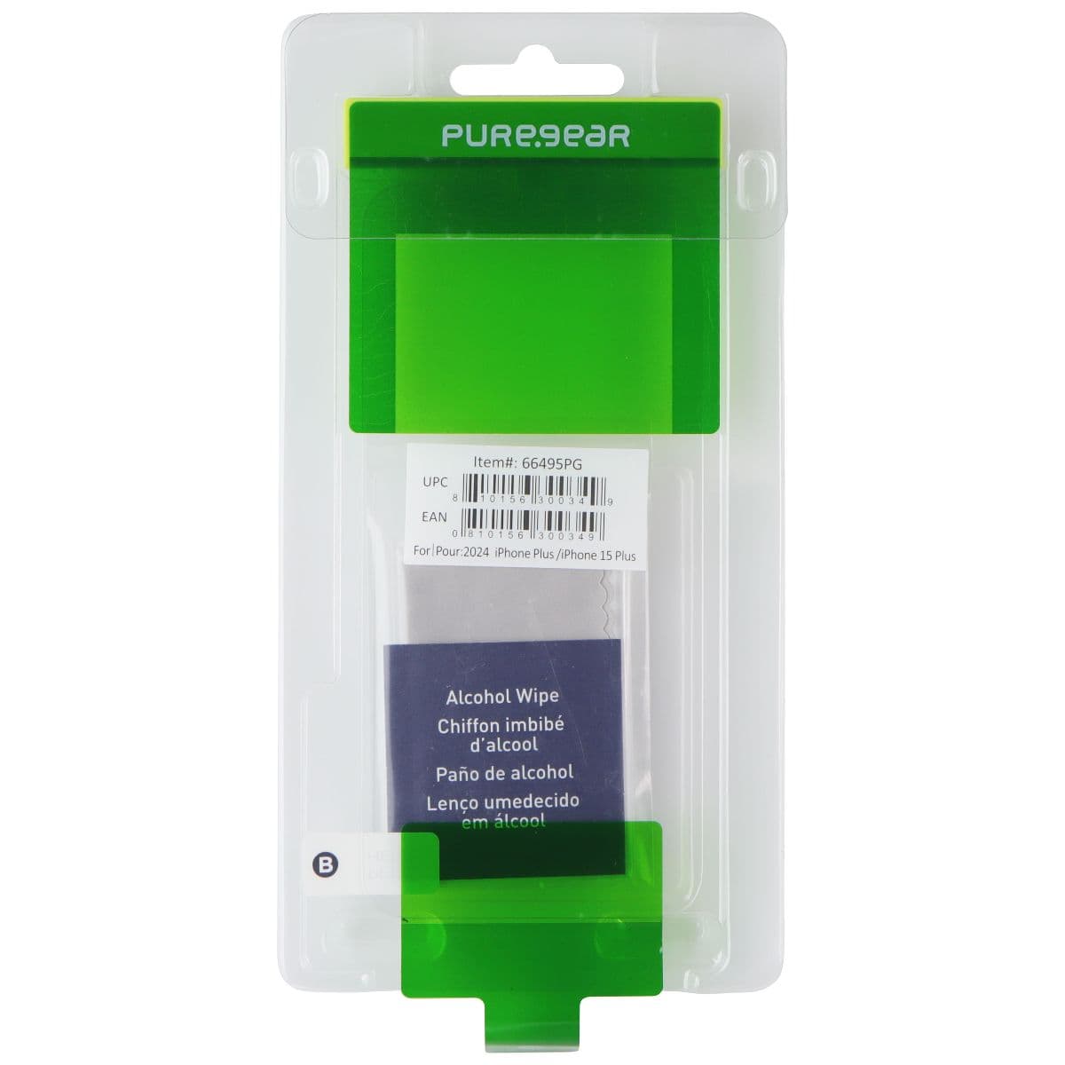 PureGear High Definition Screen Protector for iPhone 16 Plus/15 Plus - (BULK) image 1