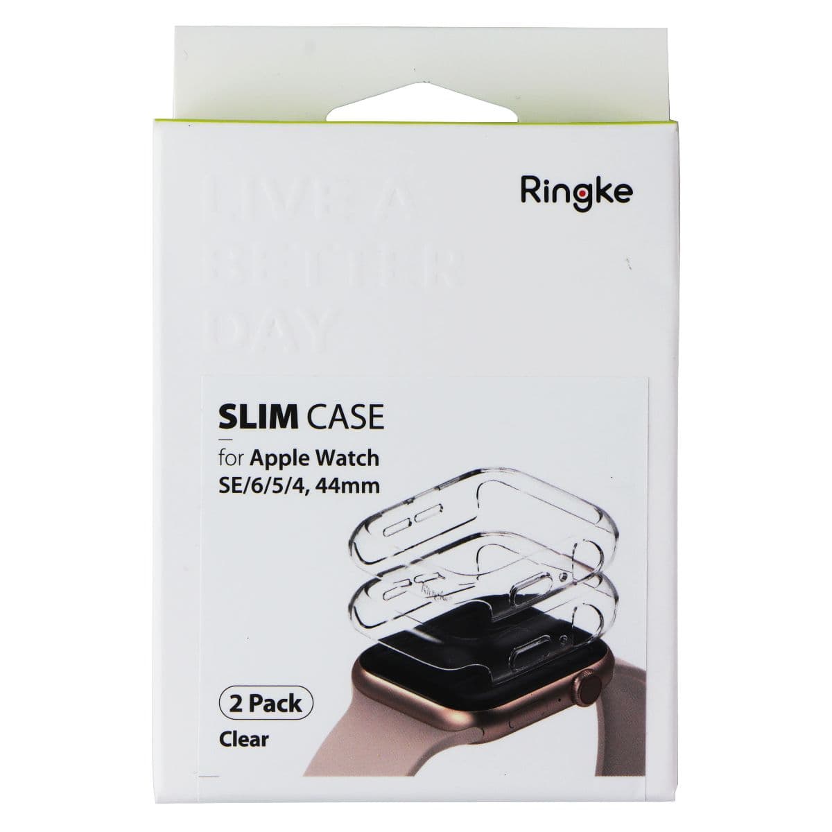 Ringke Slim Protective Case for Apple Watch Series SE/6/5/4 (44mm) - Clear image 1