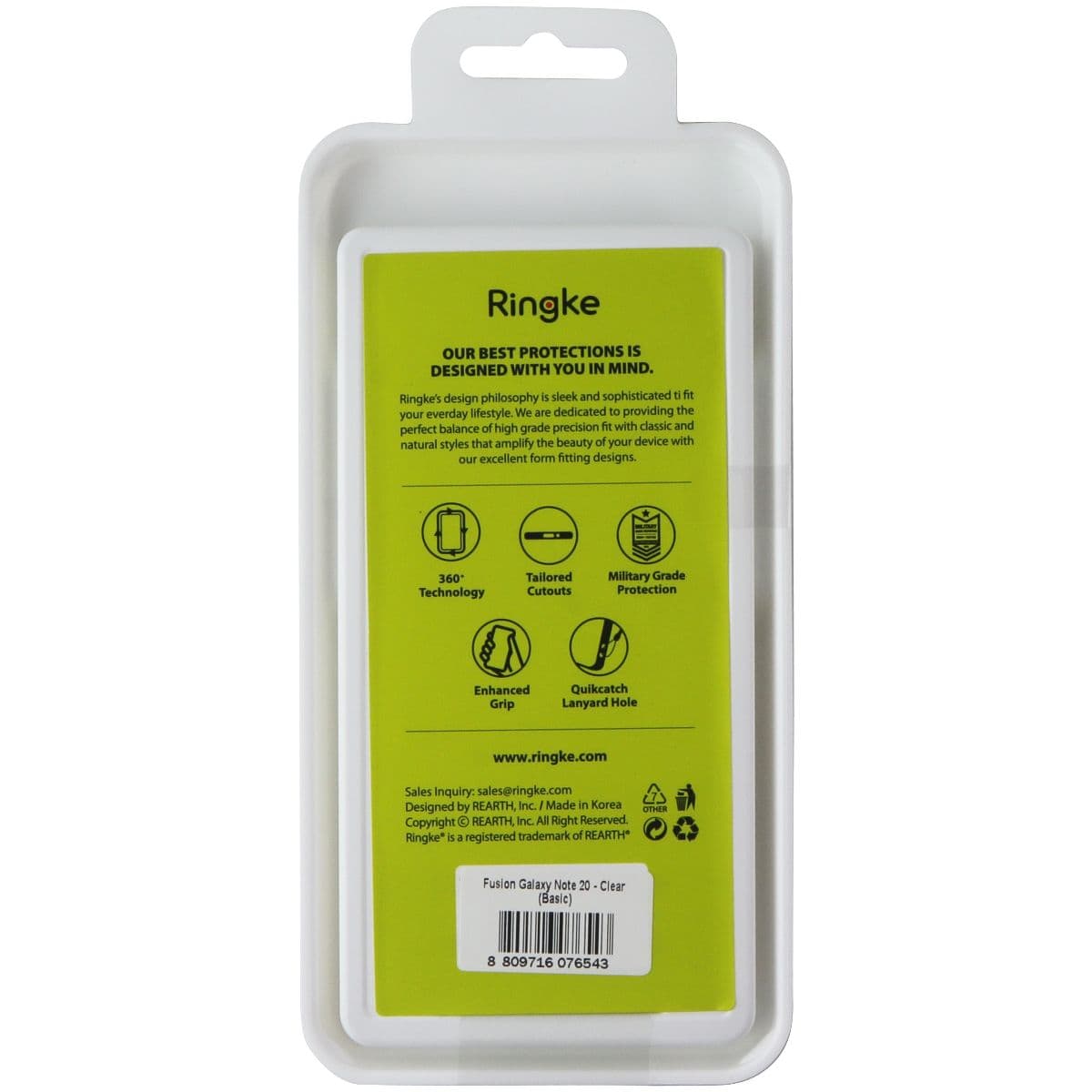 Ringke Fusion Series Case for Samsung Galaxy Note 20 - Clear image 2