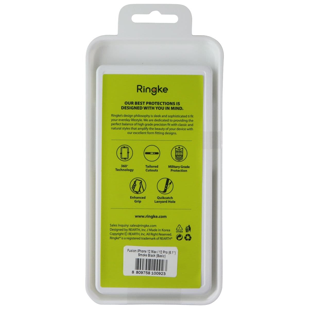 Ringke Fusion Series Case for Apple iPhone 12/12 Pro - Smoke image 2