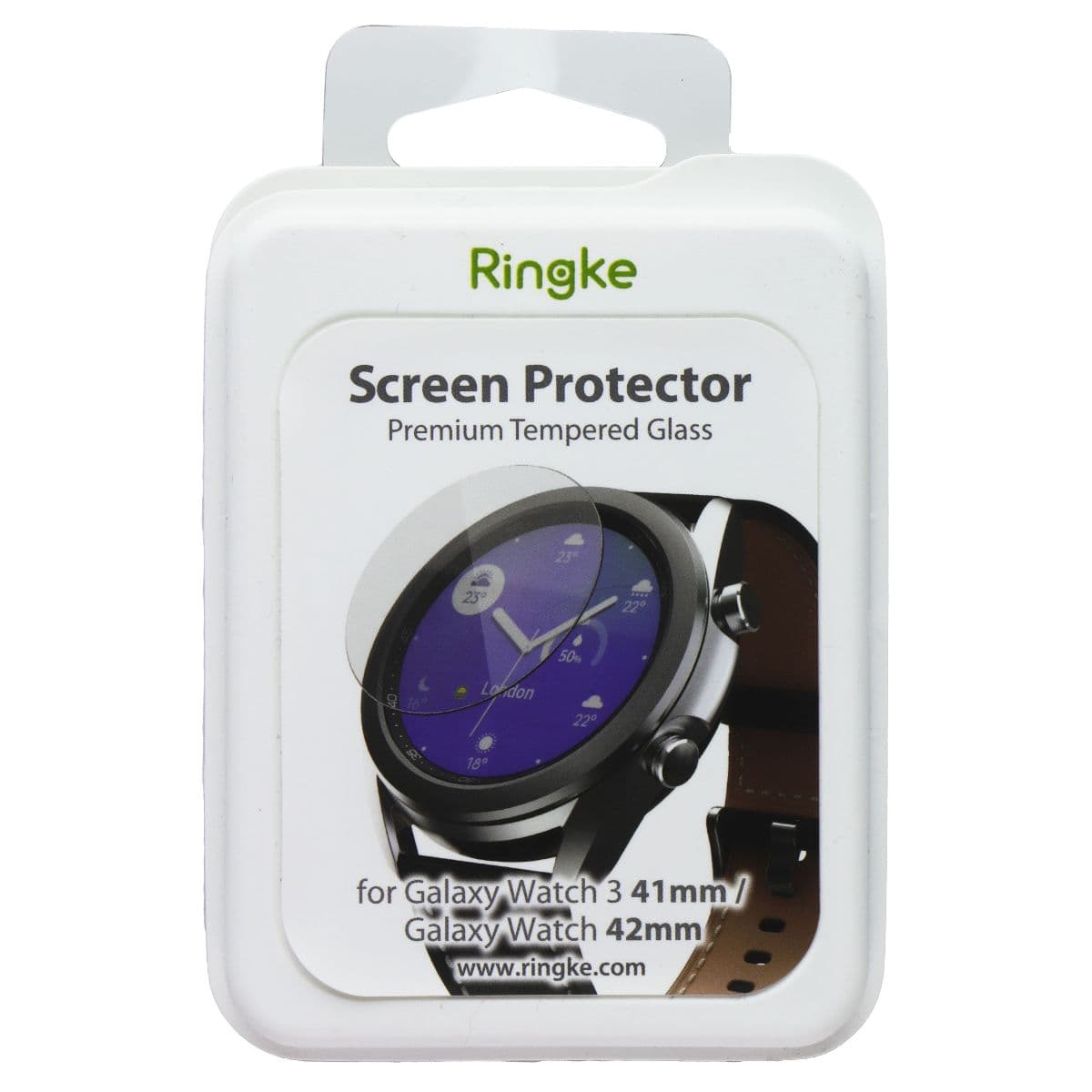 Ringke Tempered Glass for Galaxy Watch 3 (41mm) & Galaxy Watch 1st Gen (42mm) image 1