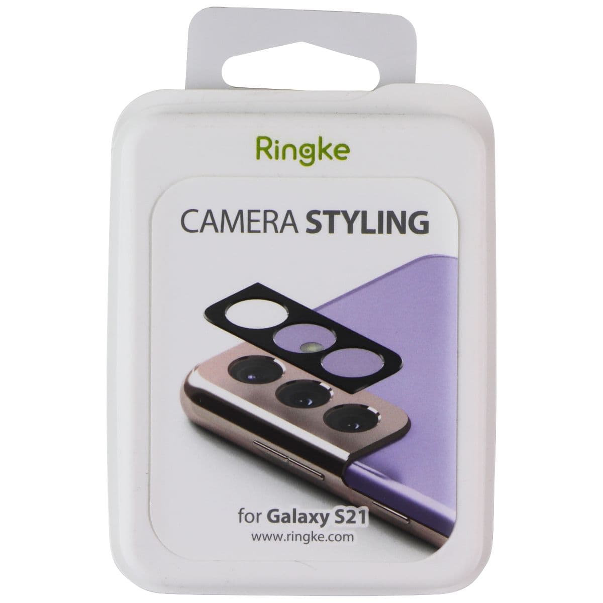 Ringke Camera Styling for Samsung Galaxy S21 - Black image 1