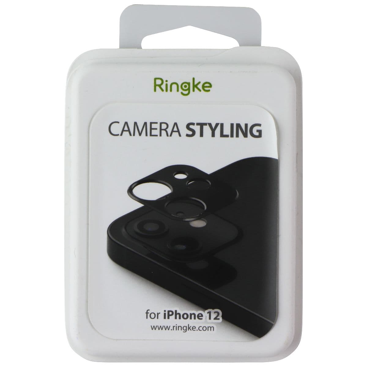 Ringke Camera Styling for Apple iPhone 12 - Black image 1