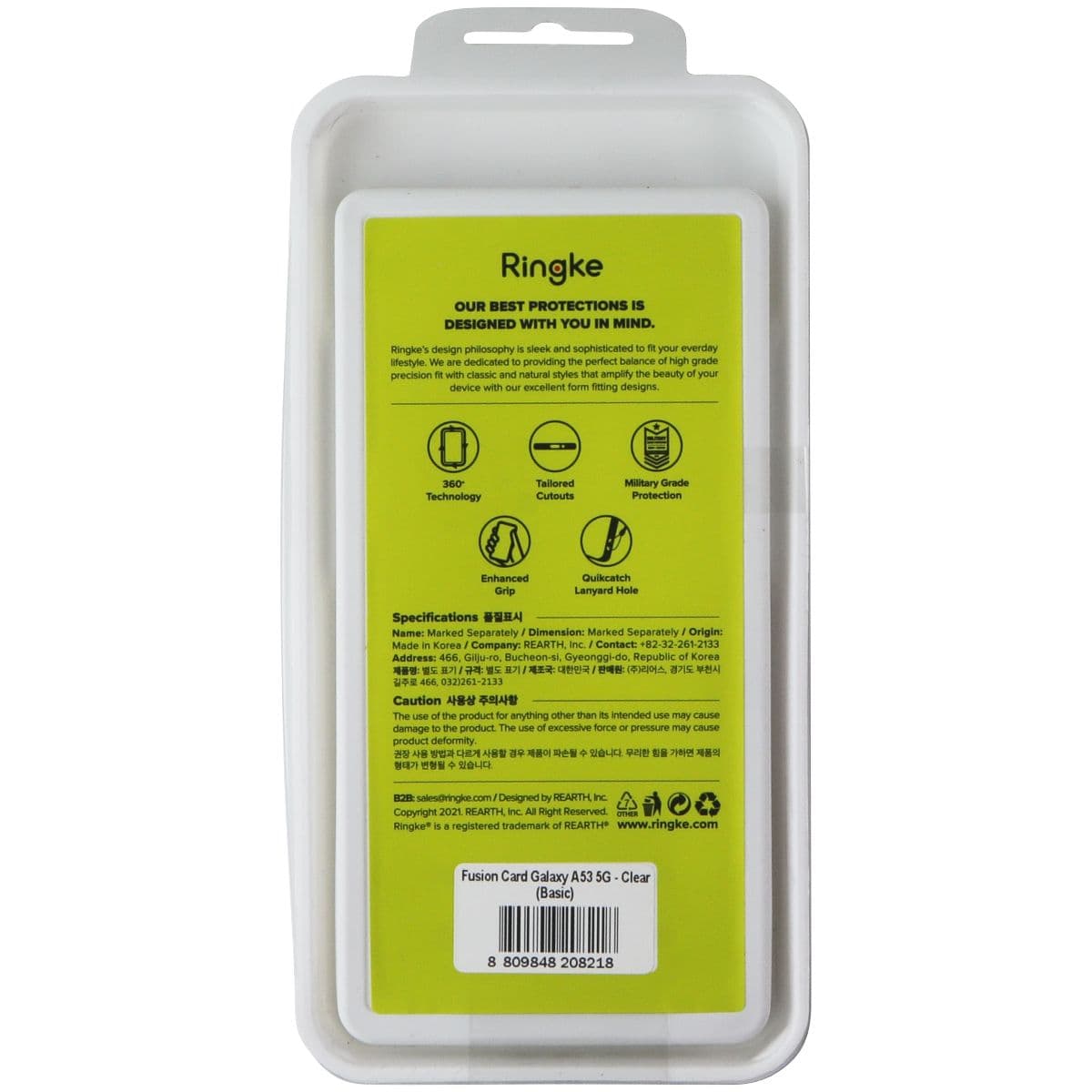 Ringke Fusion Card Series Case Samsung Galaxy A53 5G - Clear image 2