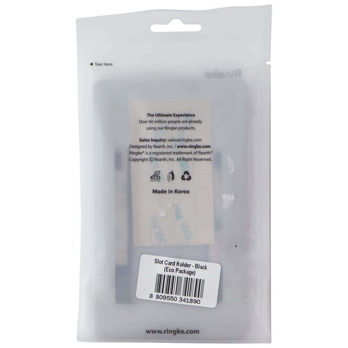 Ringke Slot Card Holder for Phone Case - Black image 2