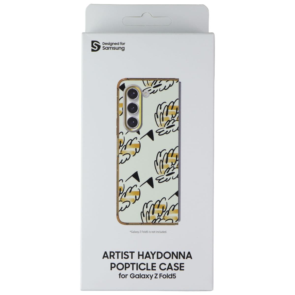 Samsung Artist Haydonna Popticle Case for Galaxy Z Fold5 - Yellow image 1
