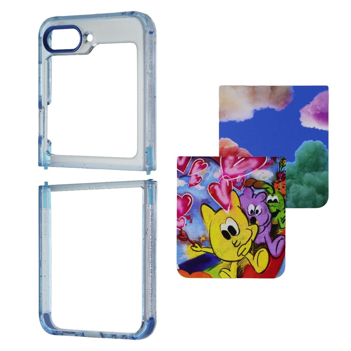 Samsung Artist Collection Suit Case for Galaxy Z Flip5 - White image 1