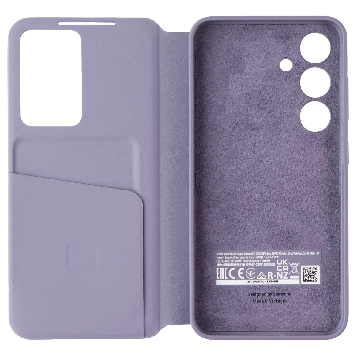 Samsung Smart View Wallet Case for Samsung Galaxy S24 - Violet image 3
