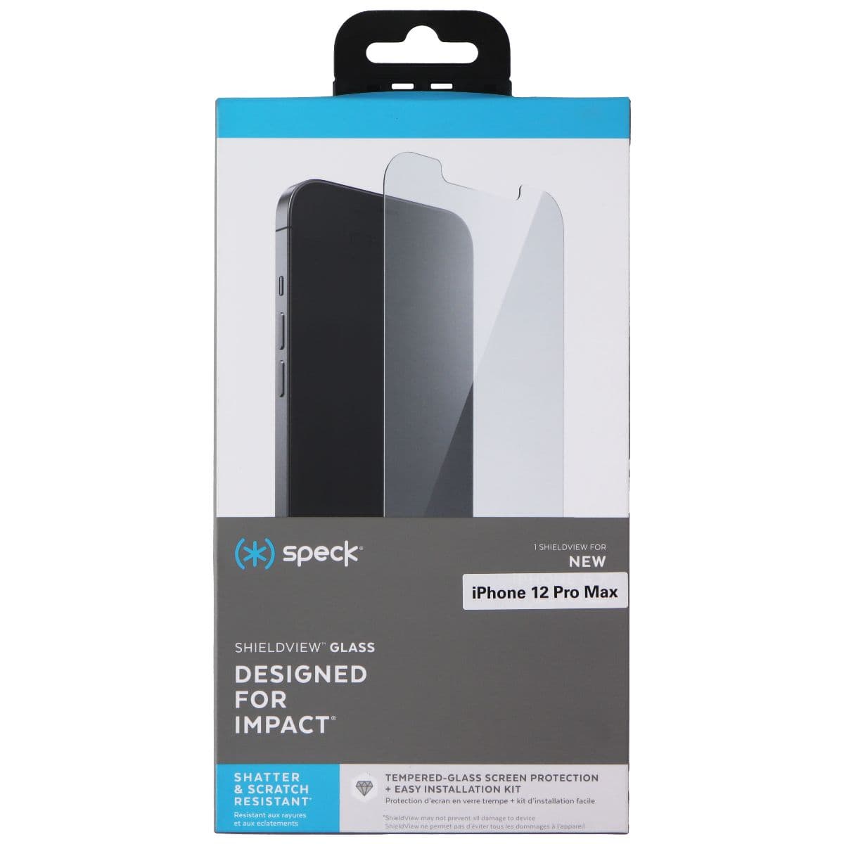 Speck ShieldView Glass Screen Protector for Apple iPhone 12 Pro Max image 1