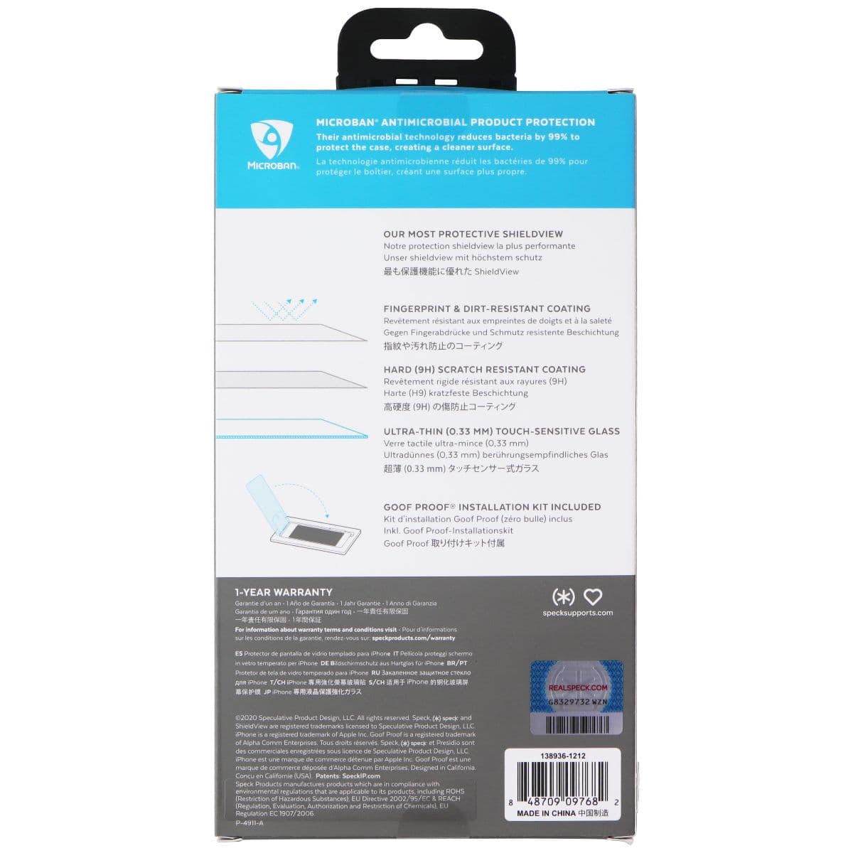 Speck ShieldView Glass Screen Protector for Apple iPhone 12 Pro Max image 2