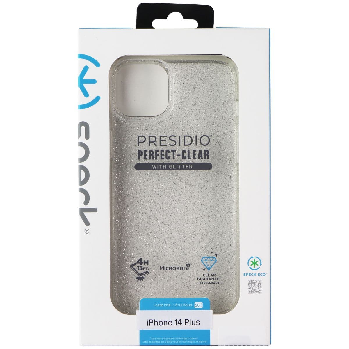 Speck Presidio Perfect-Clear Case for Apple iPhone 14 Plus - Glitter image 1
