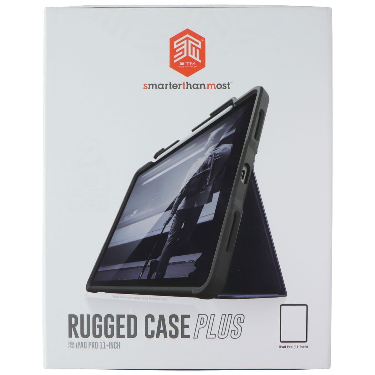 STM Rugged Case Plus for Apple iPad Pro 11-inch (2nd/1st Gen) - Midnight Blue image 3