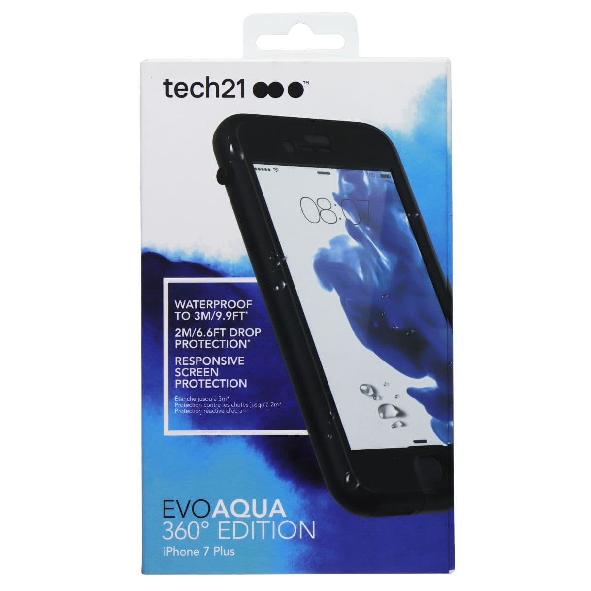 Tech21 EVOAQUA 360 Edition Case for Apple iPhone 7 Plus - Black image 1