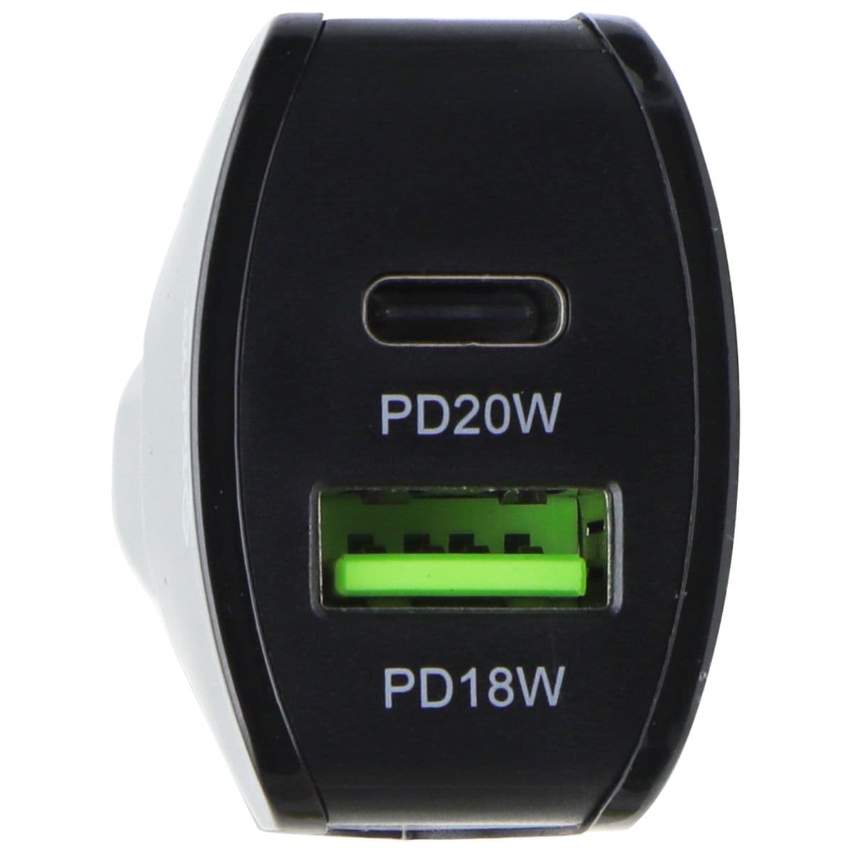 TekYa 38W Dual Port Car Charger Head with USB-C PD - Black image 3