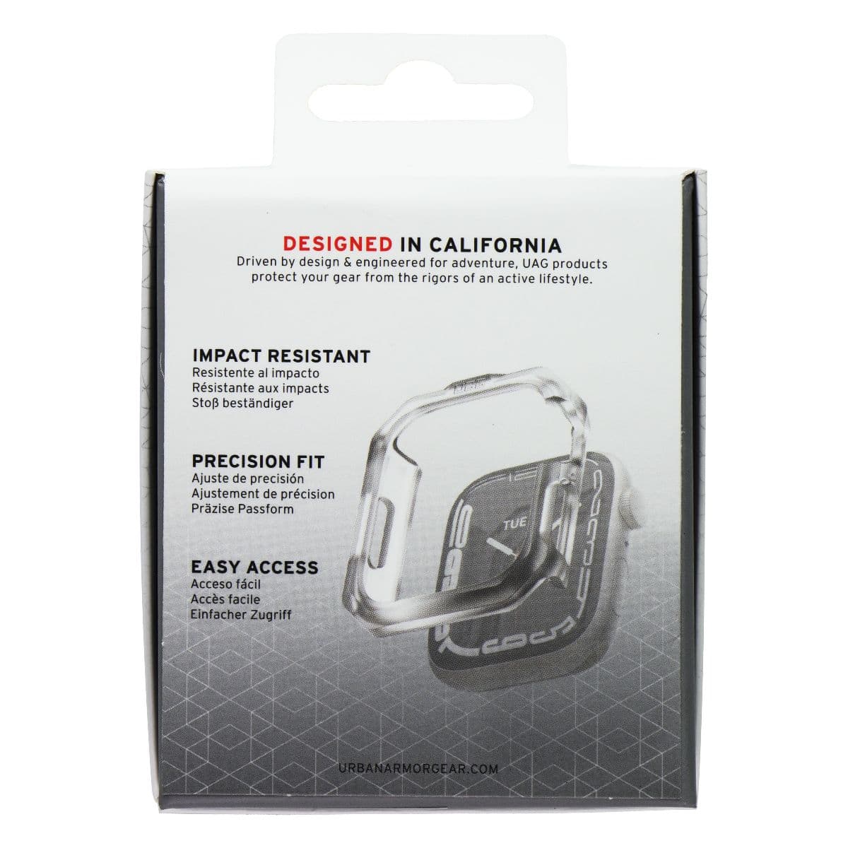 UAG Scout Series Case for Apple Watch Series 9/8/7 (45mm) - Frosted Ice image 2