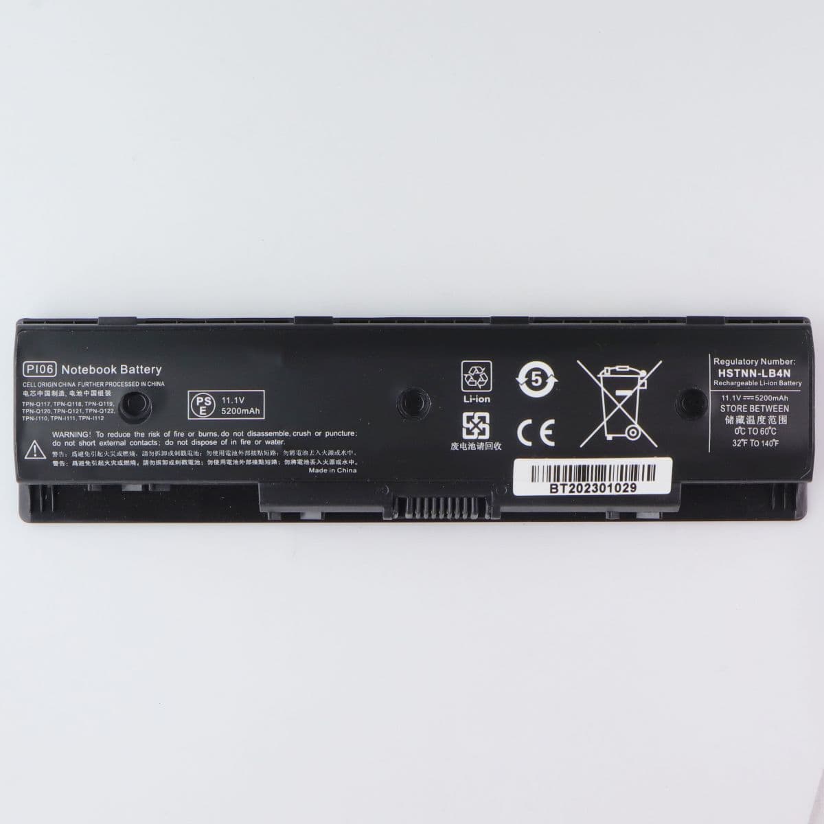 Repair Part - Rechargeable P106 5200mAh 11.1V Battery for HP Laptops HSTNN-LB4N