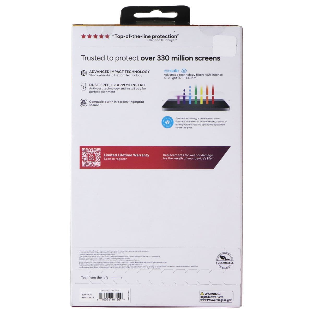 ZAGG InvisibleShield XTR3 Protect Screen Protector for Google Pixel 8 Pro image 2