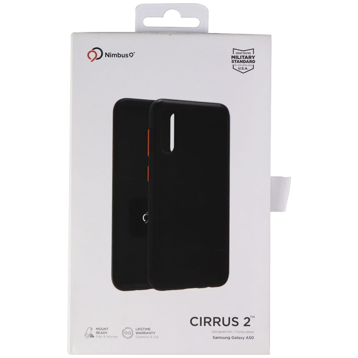 Nimbus9 Cirrus 2 Series Case for Samsung Galaxy A50 - Black/Red image 4