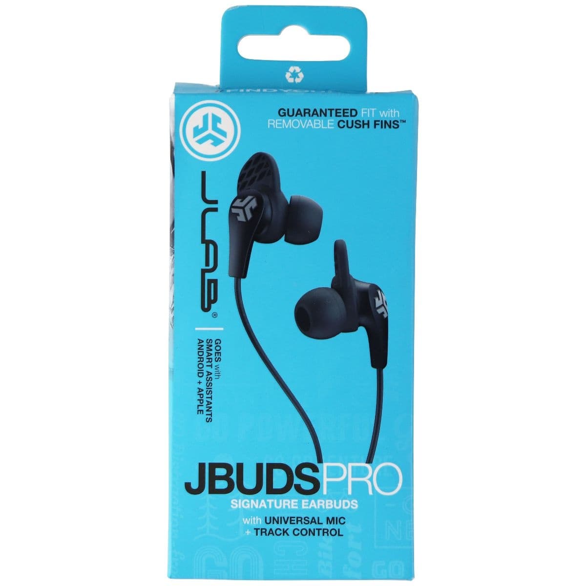 JLab Jbuds PRO Premium Metal Earbuds with Microphone and Control - Titanium image 1