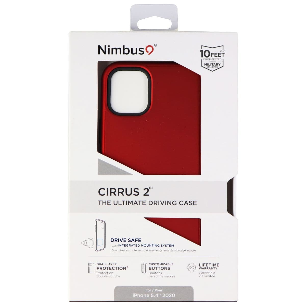 Nimbus9 Cirrus 2 Series Case for iPhone 12 Mini - Crimson Red image 5