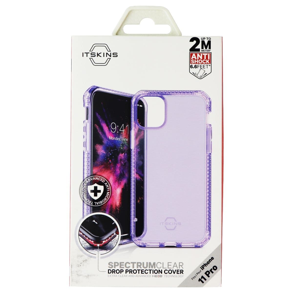 ITSKINS Spectrum Clear Series Case for Apple iPhone 11 Pro - Light Purple image 1