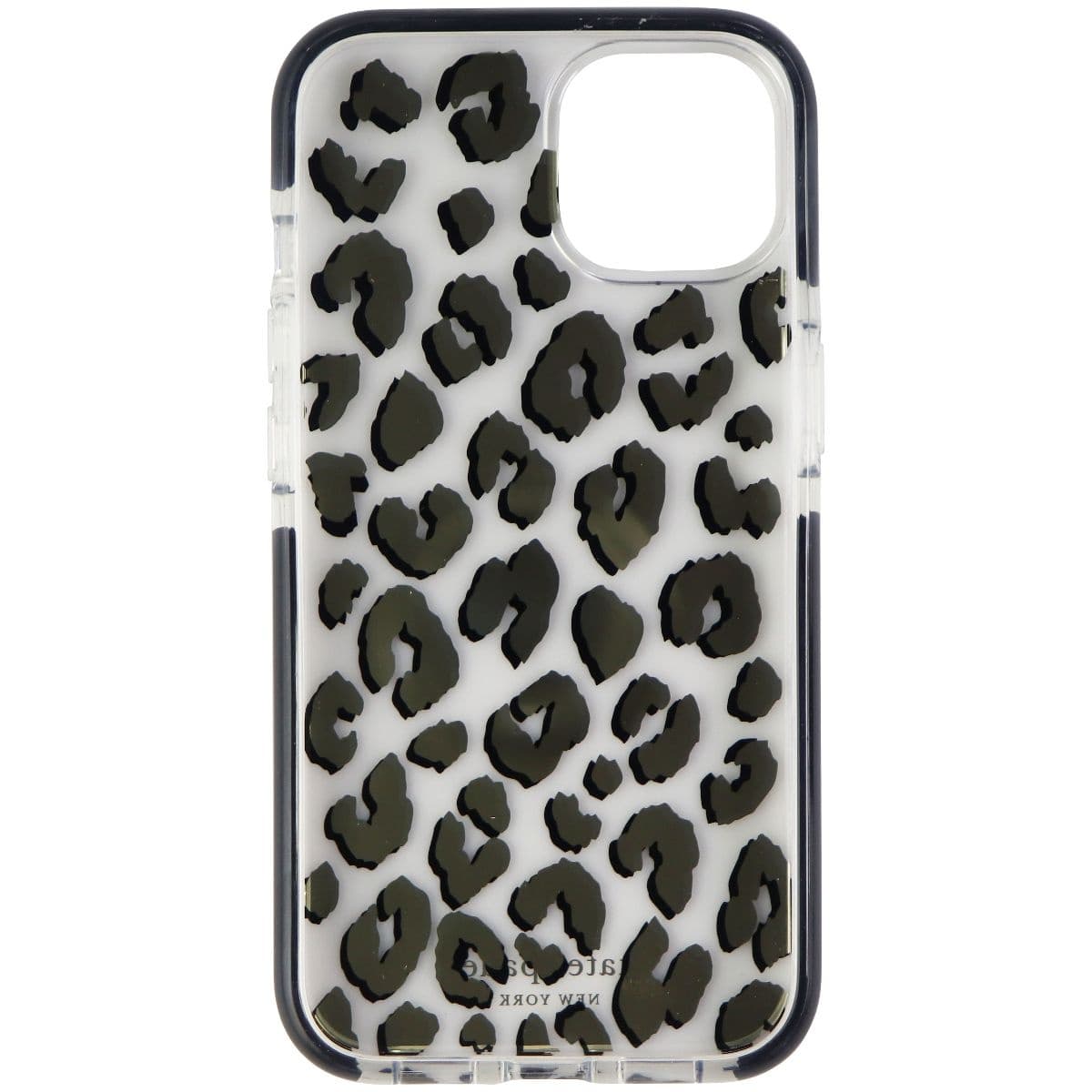 Kate Spade Defensive Hardshell Case for Apple iPhone 13 - City Leopard Black image 3