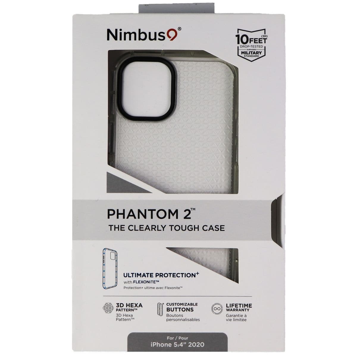 Nimbus9 Phantom 2 Series Flexible Gel Case for iPhone 12 mini - Clear image 4