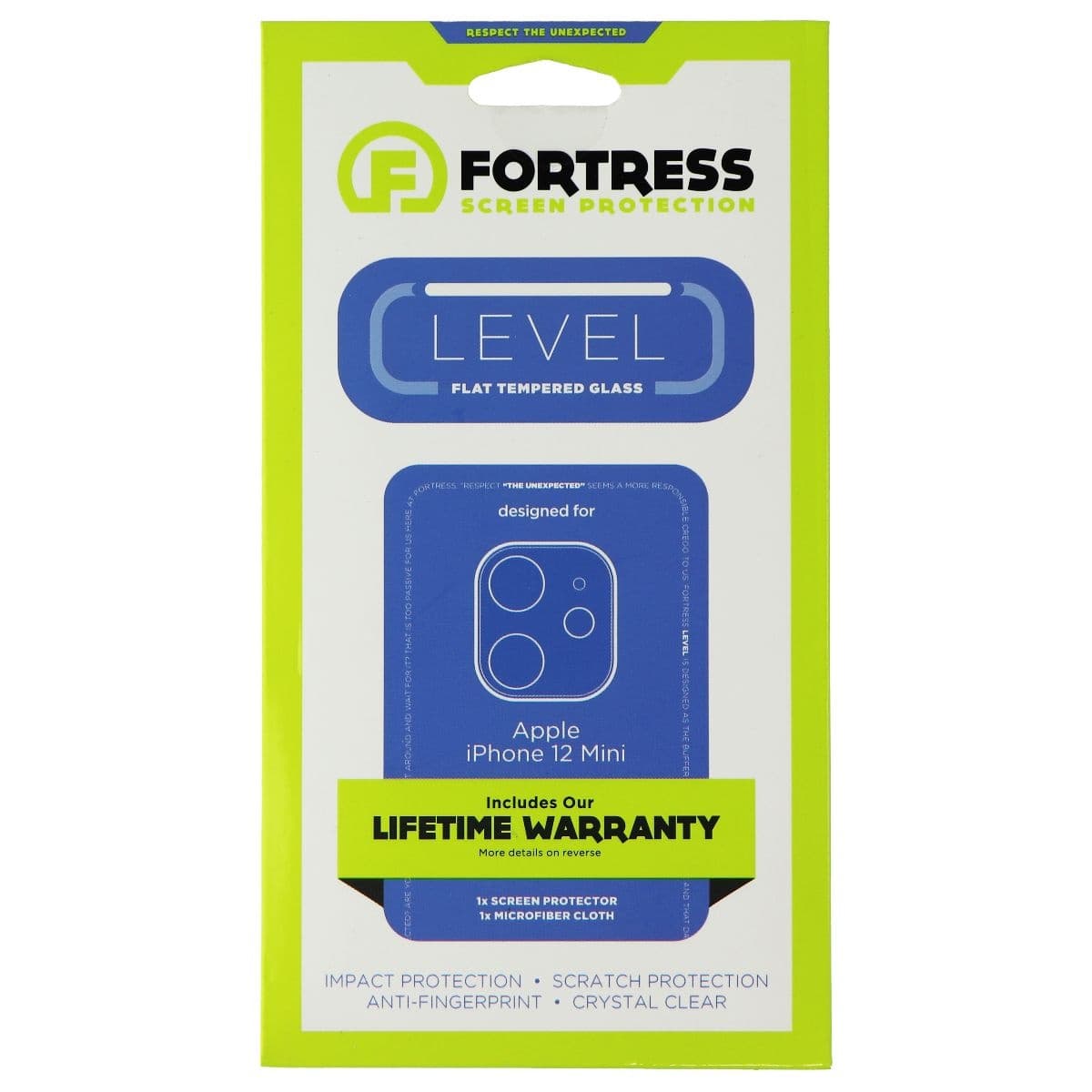 Fortress Tempered Glass Camera Lens Protector and Cover for iPhone 12 Mini image 1