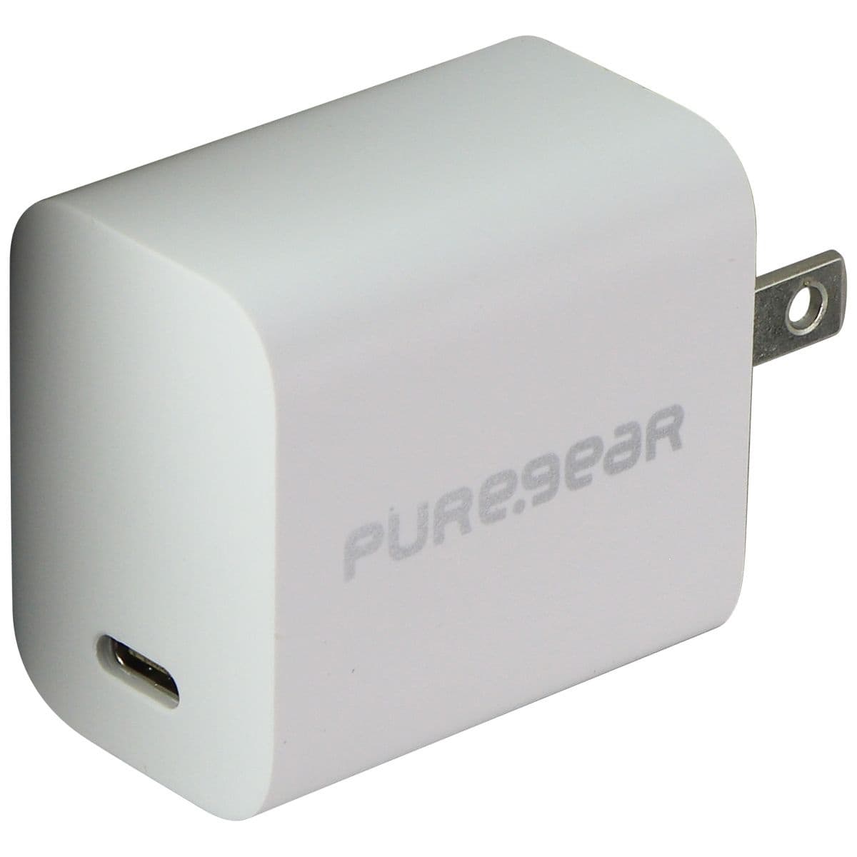 PureGear (20W) LightSpeed USB-C Wall Charger + USB-C 2.0 Cable - White image 1