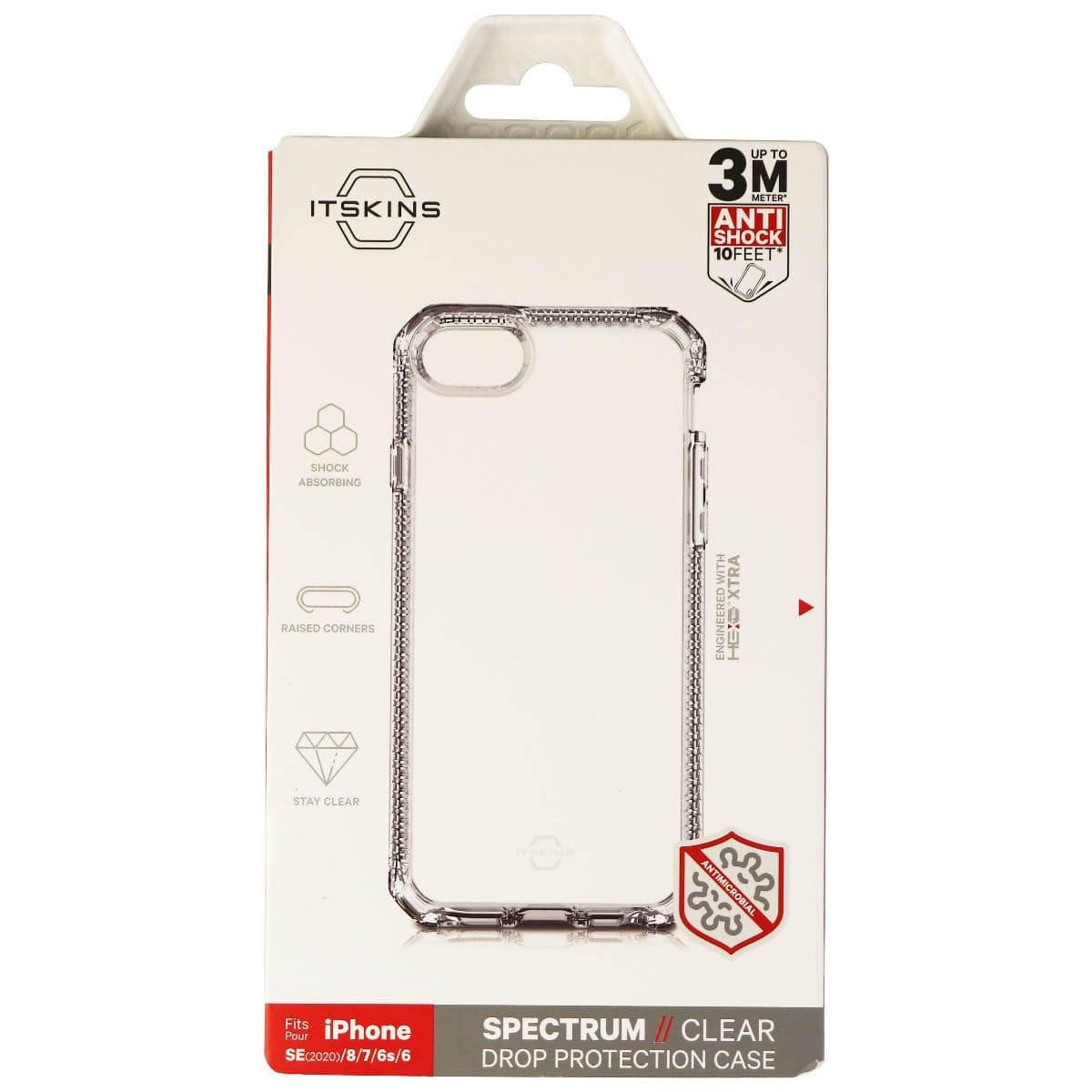 ITSKINS Spectrum Clear Case for Apple iPhone SE (2020) / 8 / 7 / 6s- Transparent image 2
