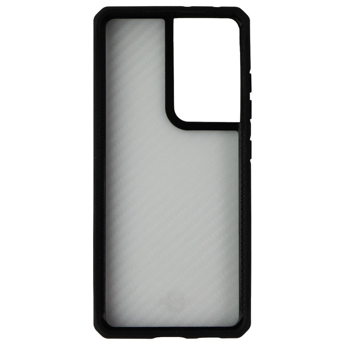 ITSKINS Hybrid Tek Case for Samsung Galaxy S21 Ultra / S21 Ultra 5G - Clear/Blk image 3
