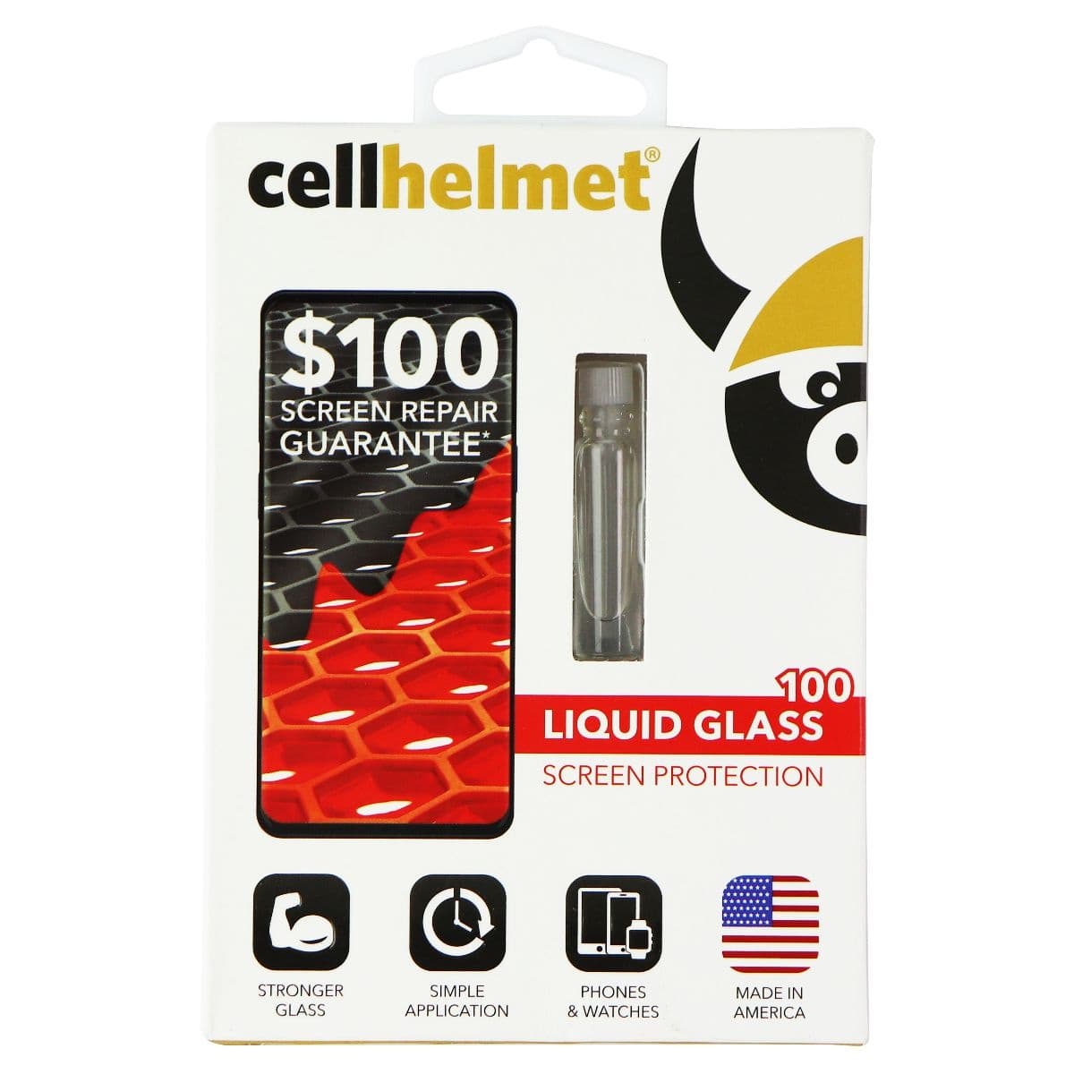 CellHelmet Liquid Glass 100 Screen Protection for Smartphones and Watches image 1