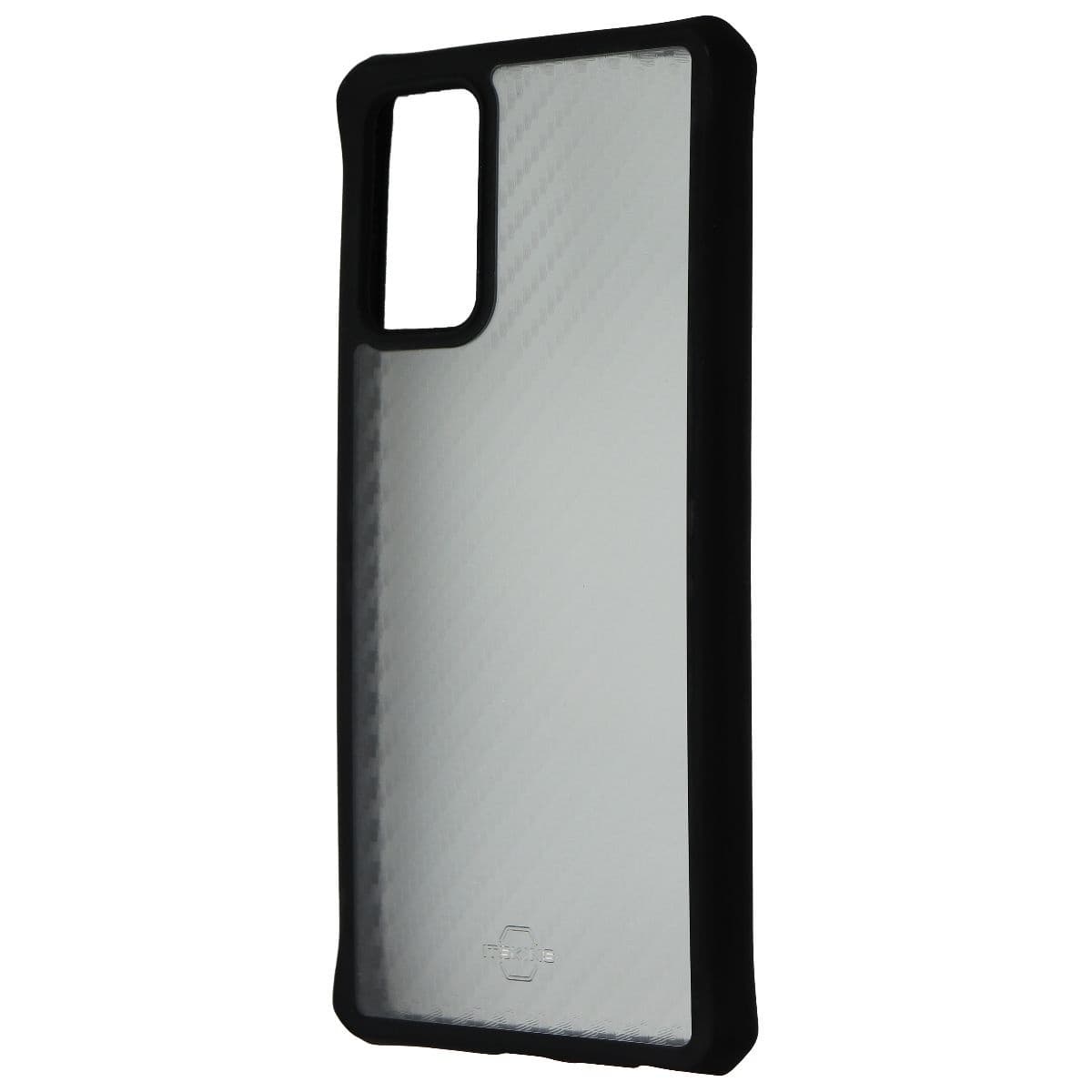 ITSKINS Hybrid Tek  for Samsung Galaxy Note 20 - Black and Transparent