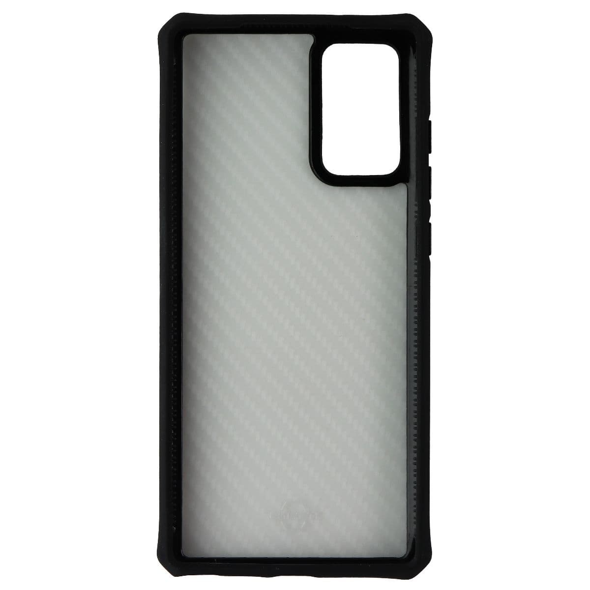 ITSKINS Hybrid Tek  for Samsung Galaxy Note 20 - Black and Transparent image 3