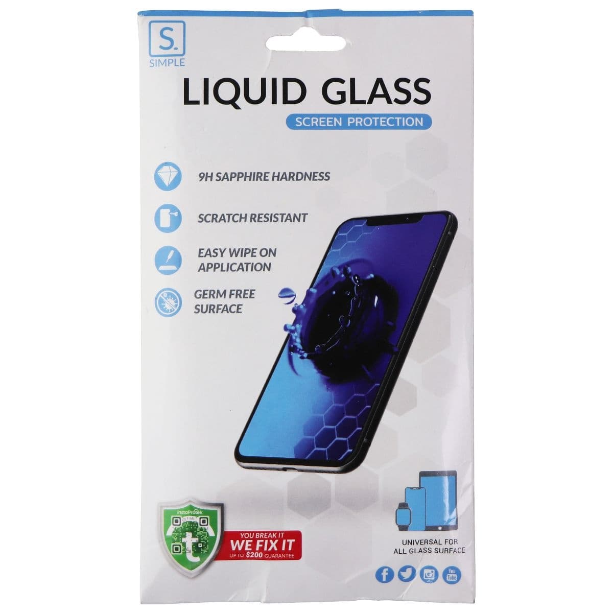 S. Simple Universal Liquid Glass Screen Protector for Smart Devices image 1