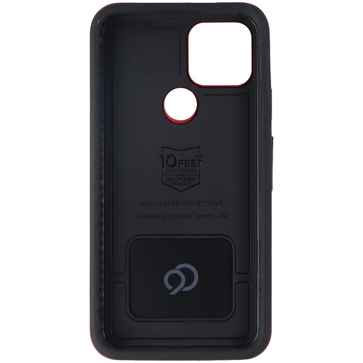 Nimbus9 Cirrus 2 Series Hard Case for Google Pixel 5 Smartphones - Red/Black image 3