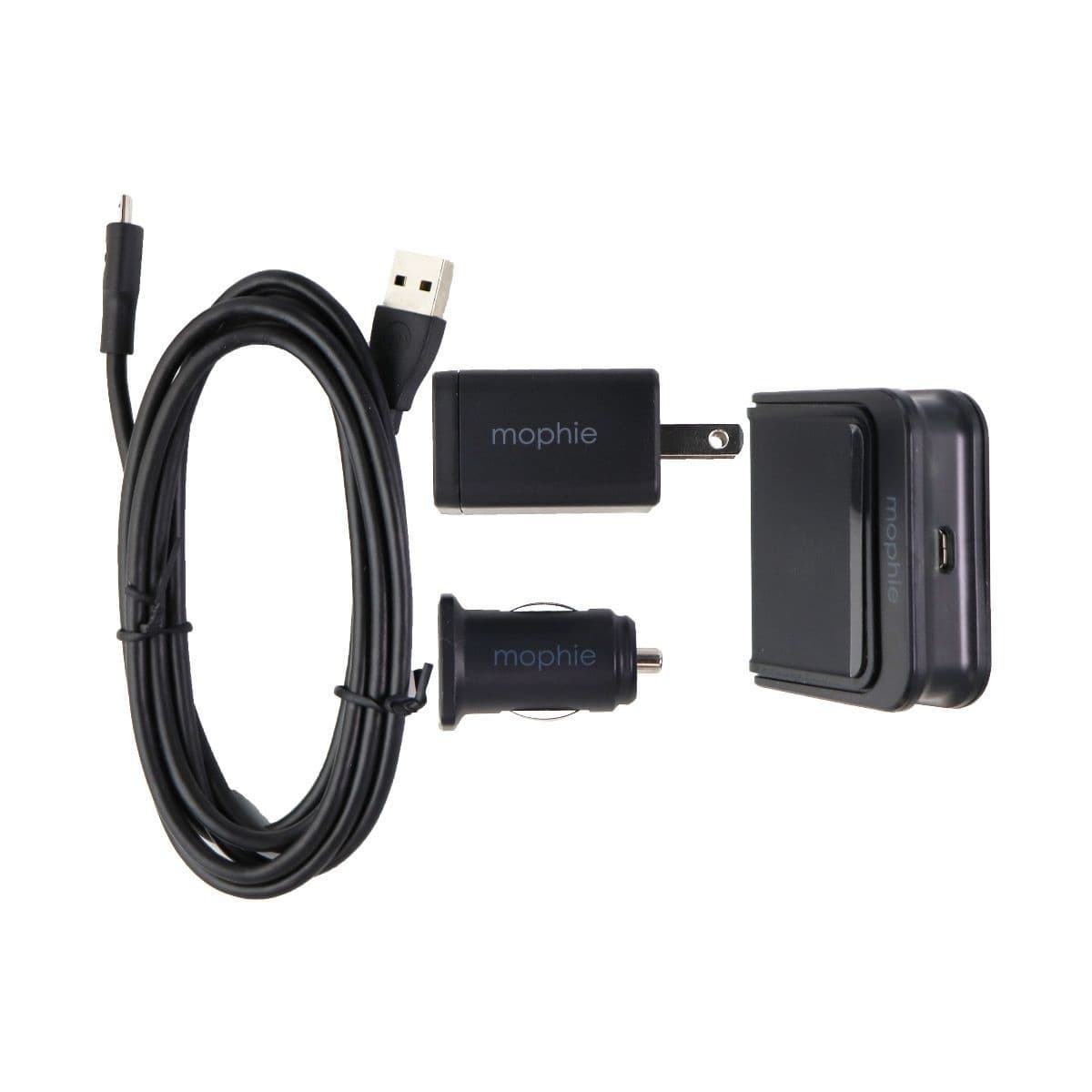 Mophie Qi Wireless Pad Travel Kit w/ Car & Wall Adapters for Smartphones - Black image 3