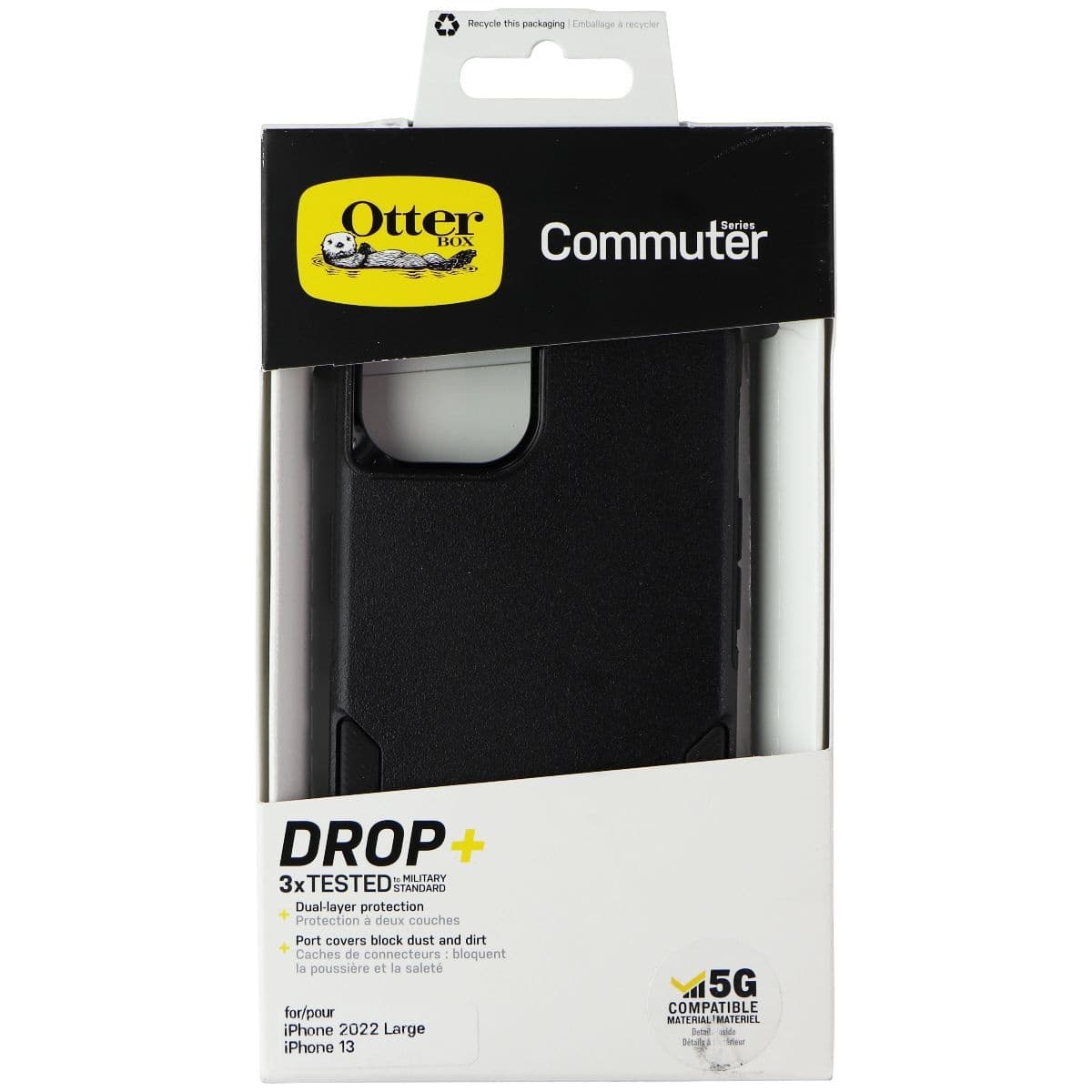 OtterBox Commuter Series Case for iPhone 14/13 - Black image 4