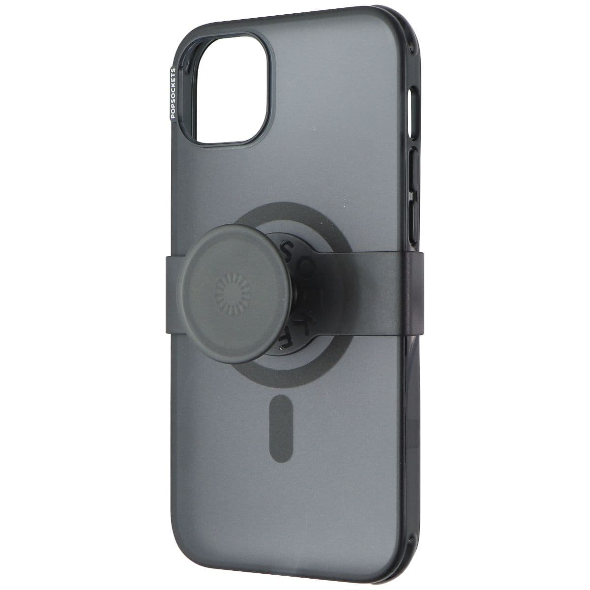 PopSockets Phone Grip and Slide Case for MagSafe for iPhone 14 Plus - Black image 1