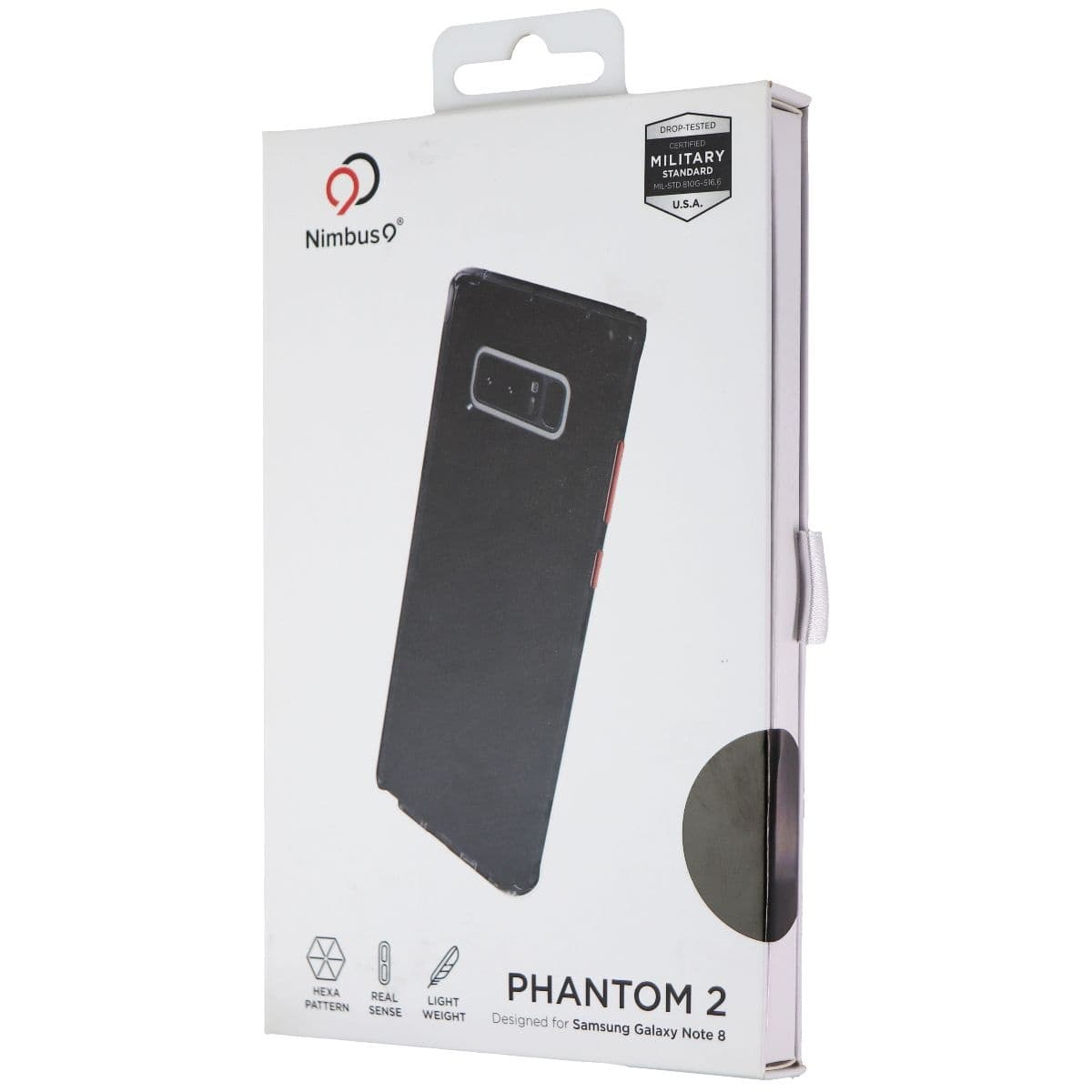 Nimbus9 Phantom 2 Case for Samsung Galaxy Note 8 - Black/Red image 1